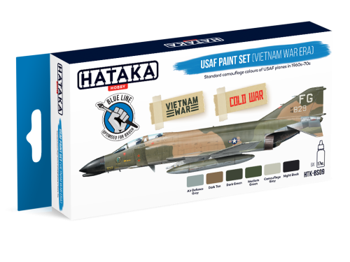 Hataka BS09 USAF paint set (Vietnam War Era) 17ml
