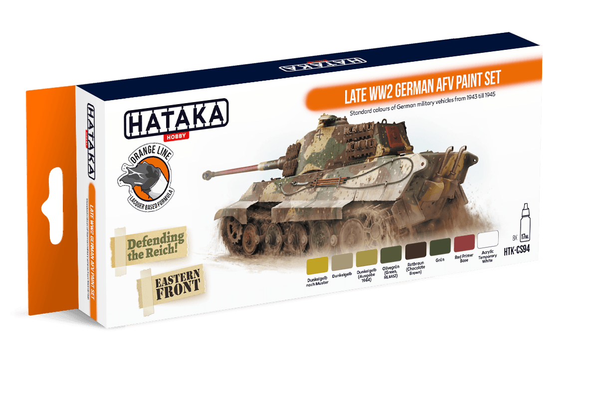 Zdjęcie główne produktu Hataka CS94 Late WW2 German AFV paint set 17ml