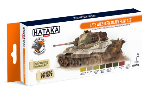 Hataka CS94 Late WW2 German AFV paint set 17ml