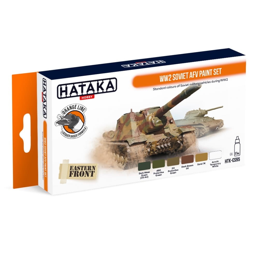 Zdjęcie główne produktu Hataka CS95 WW2 Soviet AFV paint set 17ml