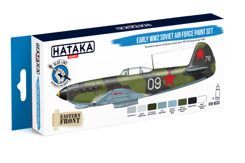 Hataka BS33 Early WW2 Soviet Air Force Paint Set 17ml