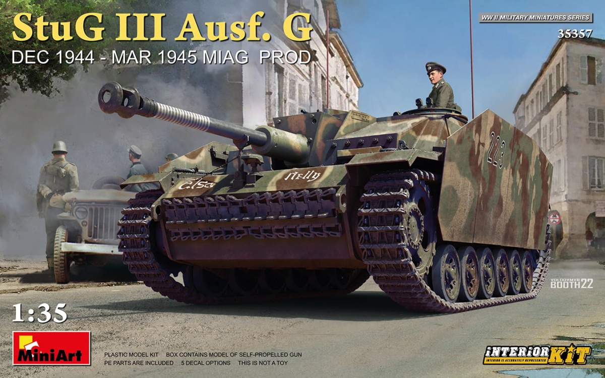Zdjęcie główne produktu StuG III Ausf. G Dec 1944 - Mar 1945 MIAG Prod 1:35 MiniArt 35357