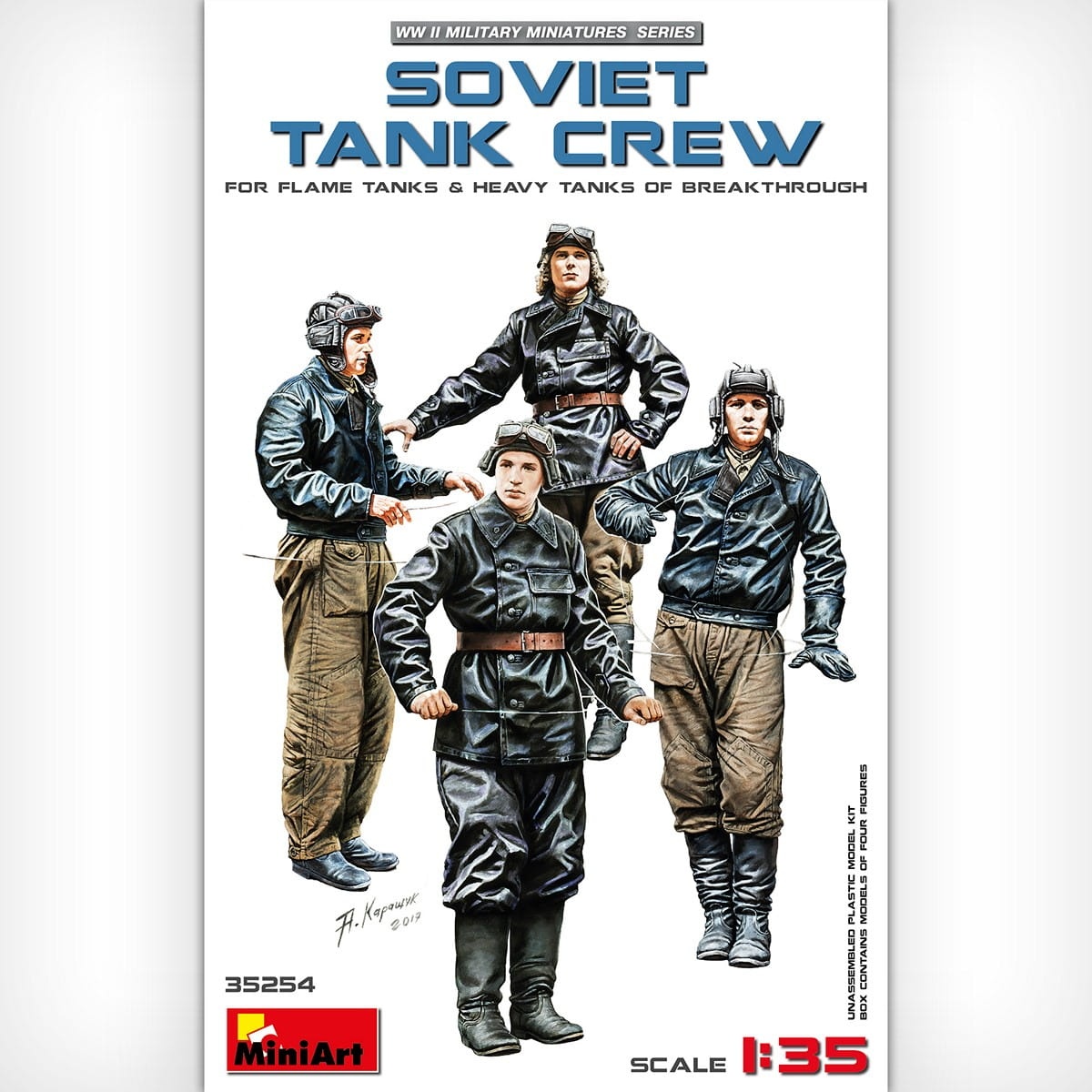 Zdjęcie główne produktu Soviet Tank Crew 1:35 MiniArt 35254