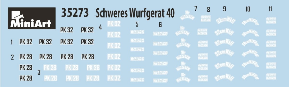 Zdjęcie dodatkowe produktu Schweres Wurfgerat 40 1:35 MiniArt 35273