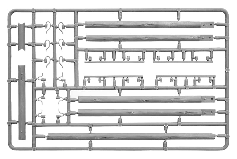 Zdjęcie dodatkowe produktu Telegraph poles 1:35 MiniArt 35541A