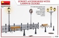 Zdjęcie dodatkowe produktu Street Accessories With Lamps and Clocks 1:35 MiniArt 35639