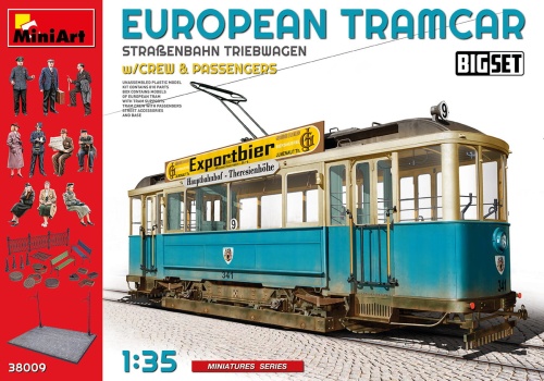 European Tramcar Strasenbahn-Triebwagen 641 1:35 MiniArt 38009