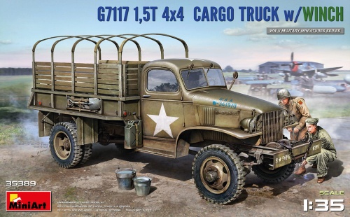 G7117 1,5T 4x4 Cargo Truck 1:35 MiniArt 35389