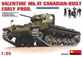 Zdjęcie główne produktu Valentine Mk. VI early production (Canadian Build) 1:35 MiniArt 35123
