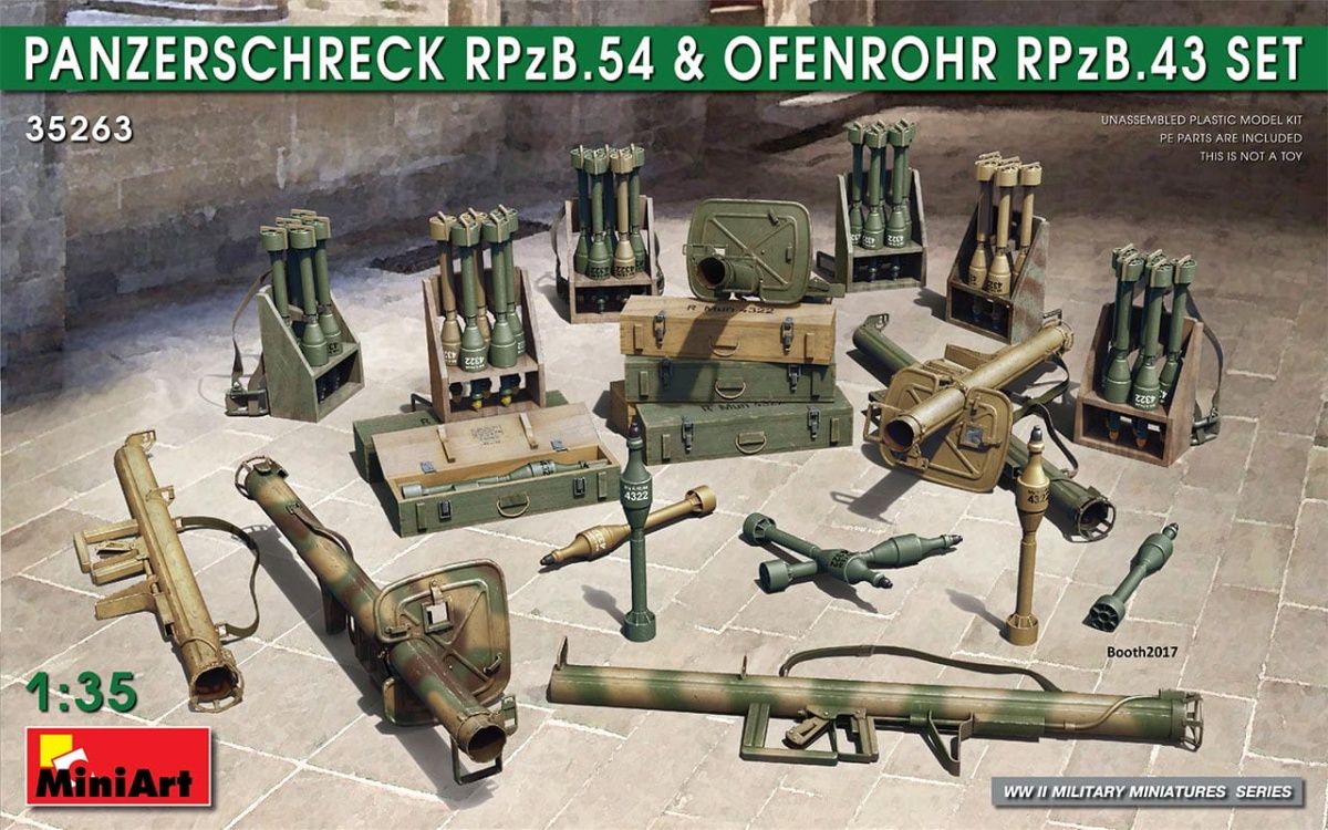 Zdjęcie główne produktu Panzerschreck RPzB. 54 and Ofenrohr RPzB. 43 Set 1:35 MiniArt 35263