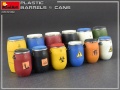 Zdjęcie dodatkowe produktu Plastic Barrels and Cans 1:35 MiniArt 35590