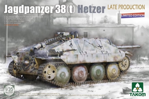 Jagdpanzer 38(t) Hetzer Late Production 1:35 Takom 2172X