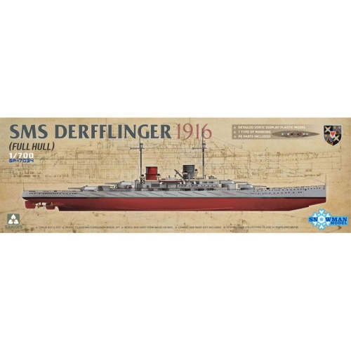 SMS Derfflinger 1916 1:700 Takom SP-7034