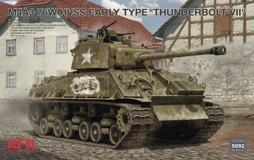 M4A3 76W HVSS Early Type 1:35 Rye Field Model 5092
