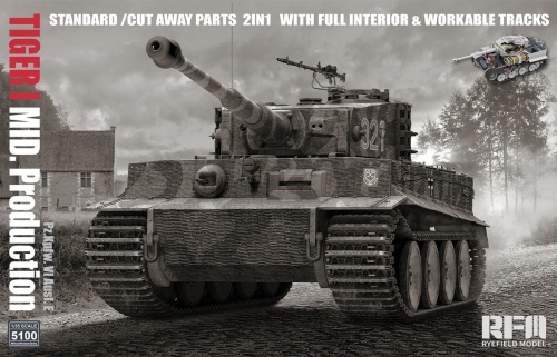 Pz.Kpfw. VI Ausf. E Tiger I Mid. Production 1:35 Rye Field Model 5100