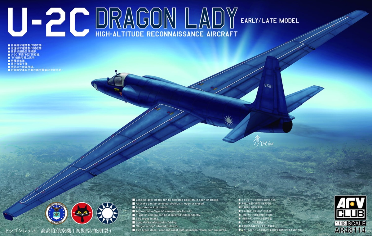 Zdjęcie główne produktu Lockheed U-2C Dragon Lady 1:48 AFV Club 48114