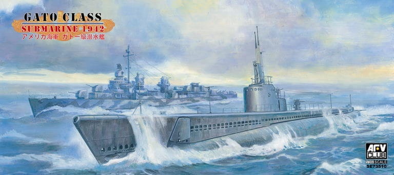 Zdjęcie główne produktu USS Gato Class Submarine 1942 1:350 AFV Club SE73510