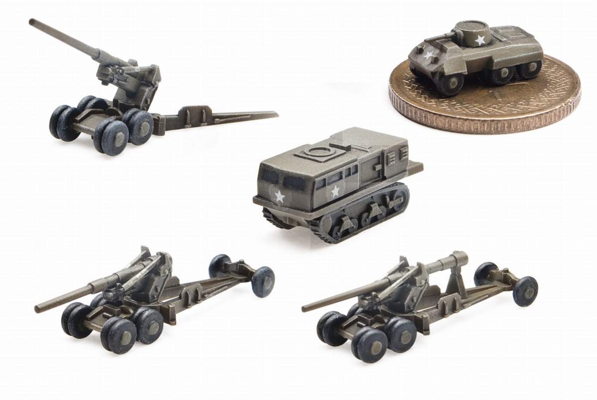 Zdjęcie dodatkowe produktu USA Korean War and WWII Landing Vehicle Set 1:350 AFV Club SE73517