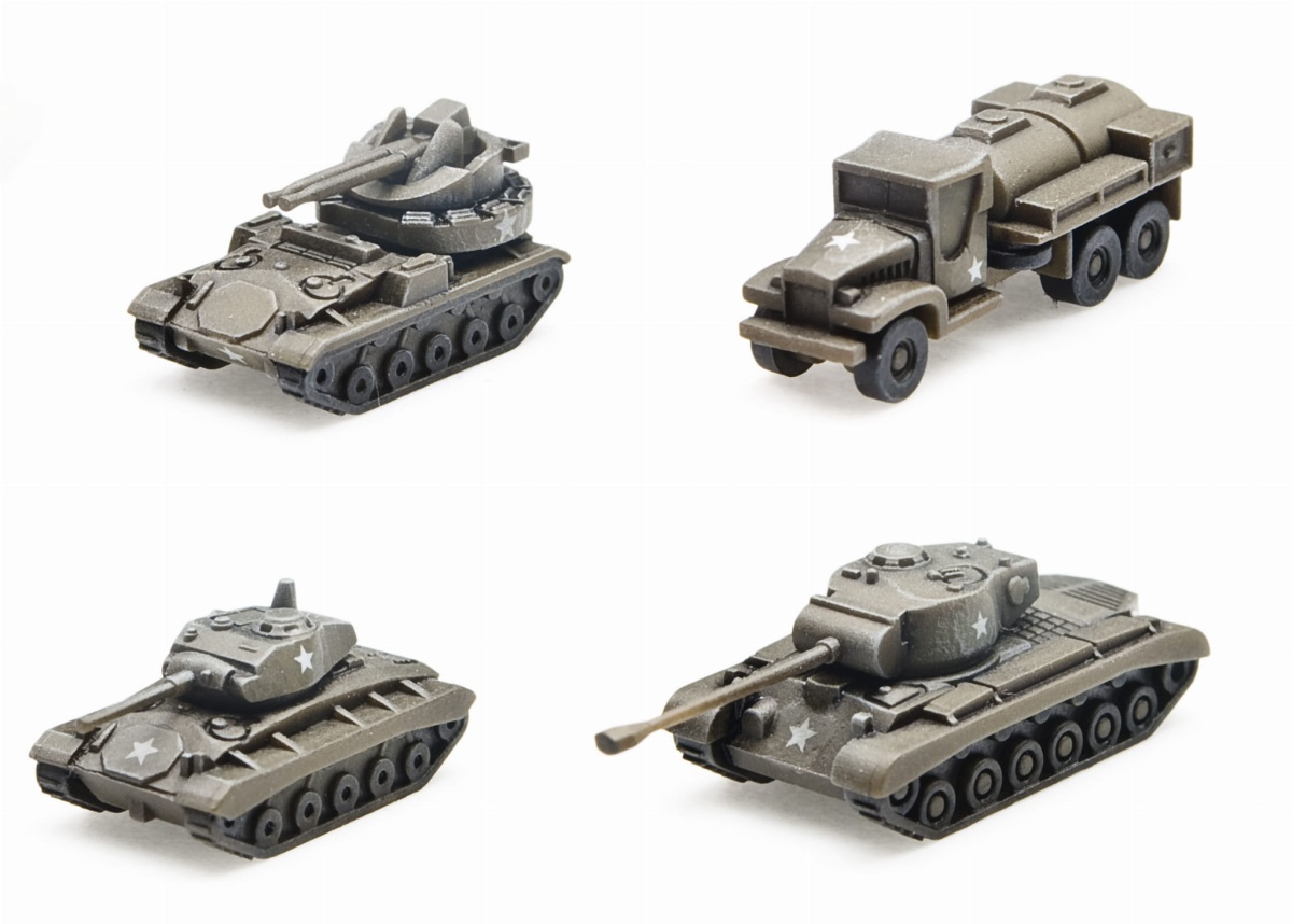 Zdjęcie dodatkowe produktu USA Korean War and WWII Landing Vehicle Set 1:350 AFV Club SE73517