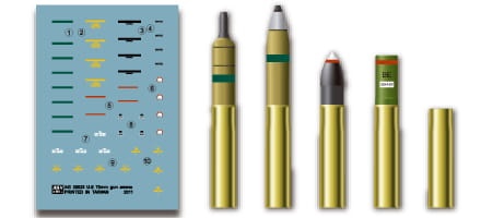 Zdjęcie dodatkowe produktu U.S. 75mm Gun Ammo Set 1:35 AFV Club AG35033