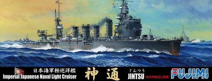 Zdjęcie główne produktu IJN Light Cruiser Jintsu 1:700 Fujimi 401232
