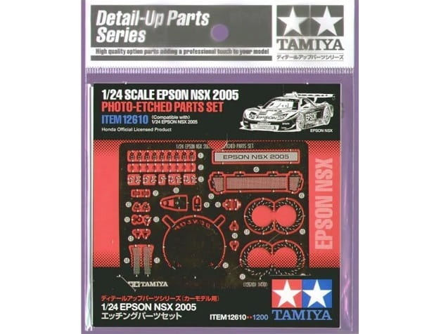 Zdjęcie główne produktu Epson NSX 2005 Photo-Etched Parts 1:24 Tamiya 12610