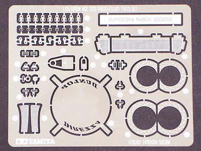 Zdjęcie dodatkowe produktu Epson NSX 2005 Photo-Etched Parts 1:24 Tamiya 12610