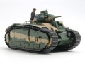 Zdjęcie dodatkowe produktu French Battle Tank B1 bis (z silnikiem) 1:35 Tamiya 30058