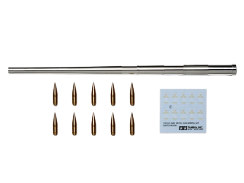 US M40 Metal Gun Barrel Set 1:35 Tamiya 12670
