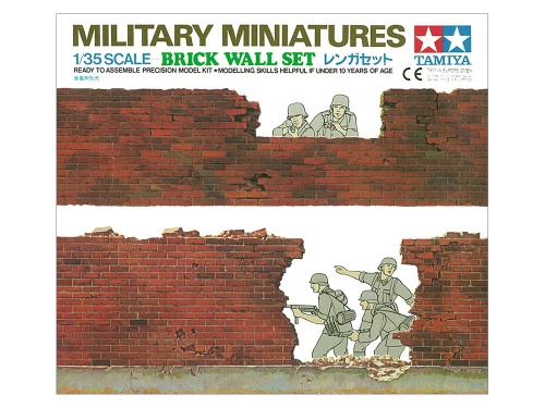 Brick Wall Set 1:35 Tamiya 35028