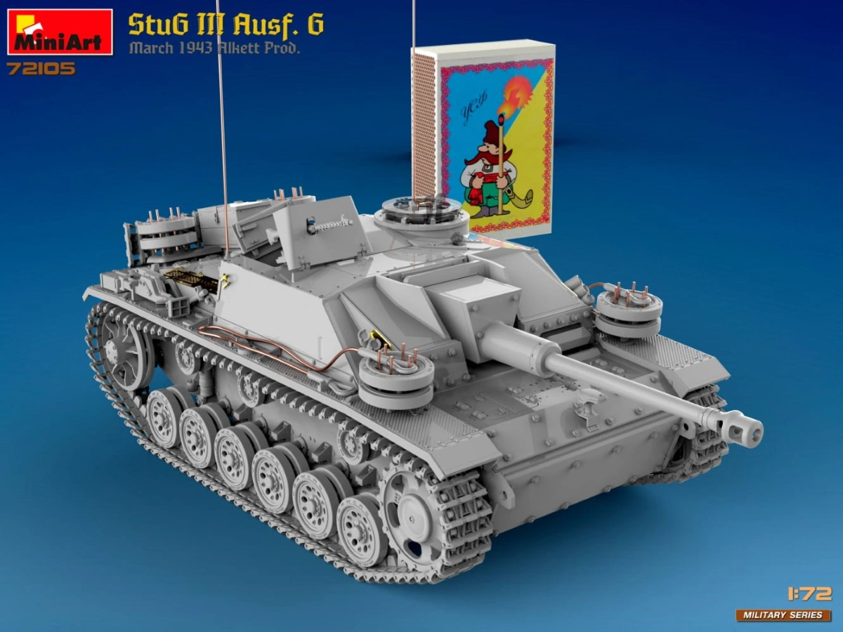 Zdjęcie dodatkowe produktu StuG III Ausf. G March 1943 Alkett Prod. 1:72 MiniArt 72105