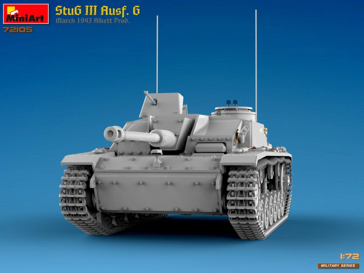 Zdjęcie dodatkowe produktu StuG III Ausf. G March 1943 Alkett Prod. 1:72 MiniArt 72105