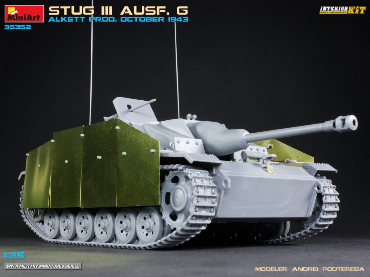 Zdjęcie dodatkowe produktu StuG III Ausf. G Alkett Prod. October 1943 1:35 MiniArt 35352