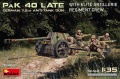 Zdjęcie główne produktu German 7,5cm Anti-Tank Gun Pak 40, Late 1:35 MiniArt 35409