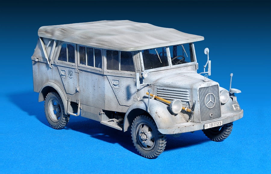 Zdjęcie dodatkowe produktu L1500A Kfz. 70 German Personnel Car 1:35 MiniArt 35147
