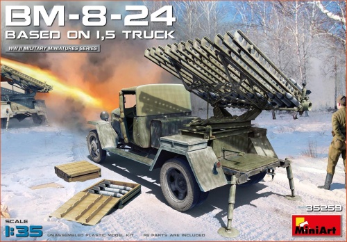 BM-8-24 on 1,5t truck 1:35 MiniArt 35259