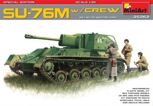 Su-76M w/Crew Special Edition 1:35 MiniArt 35262
