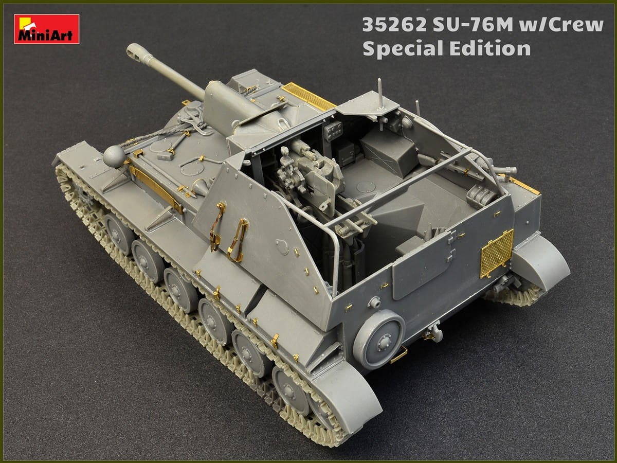 Zdjęcie dodatkowe produktu Su-76M w/Crew Special Edition 1:35 MiniArt 35262