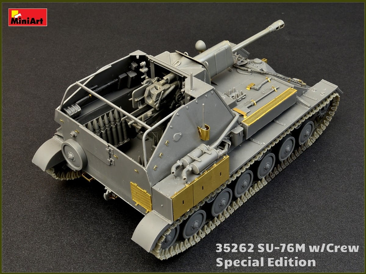 Zdjęcie dodatkowe produktu Su-76M w/Crew Special Edition 1:35 MiniArt 35262