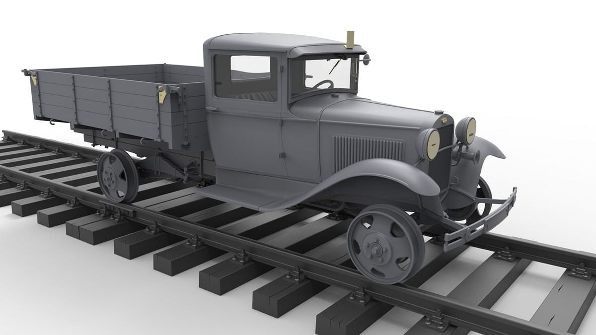 Zdjęcie dodatkowe produktu Railroad Truck 1,5 Ton 1:35 MiniArt 35265