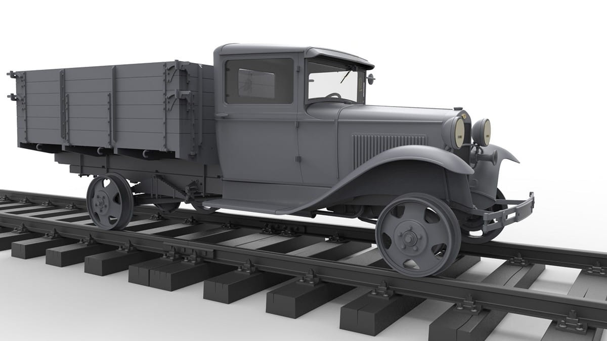 Zdjęcie dodatkowe produktu Railroad Truck 1,5 Ton 1:35 MiniArt 35265