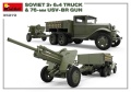 Zdjęcie dodatkowe produktu Soviet 2T 6x4 Truck and 76mm USV-BR Gun 1:35 MiniArt 35272