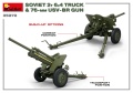 Zdjęcie dodatkowe produktu Soviet 2T 6x4 Truck and 76mm USV-BR Gun 1:35 MiniArt 35272