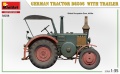 Zdjęcie dodatkowe produktu German Tractor D8506 with trailer 1:35 MiniArt 38038