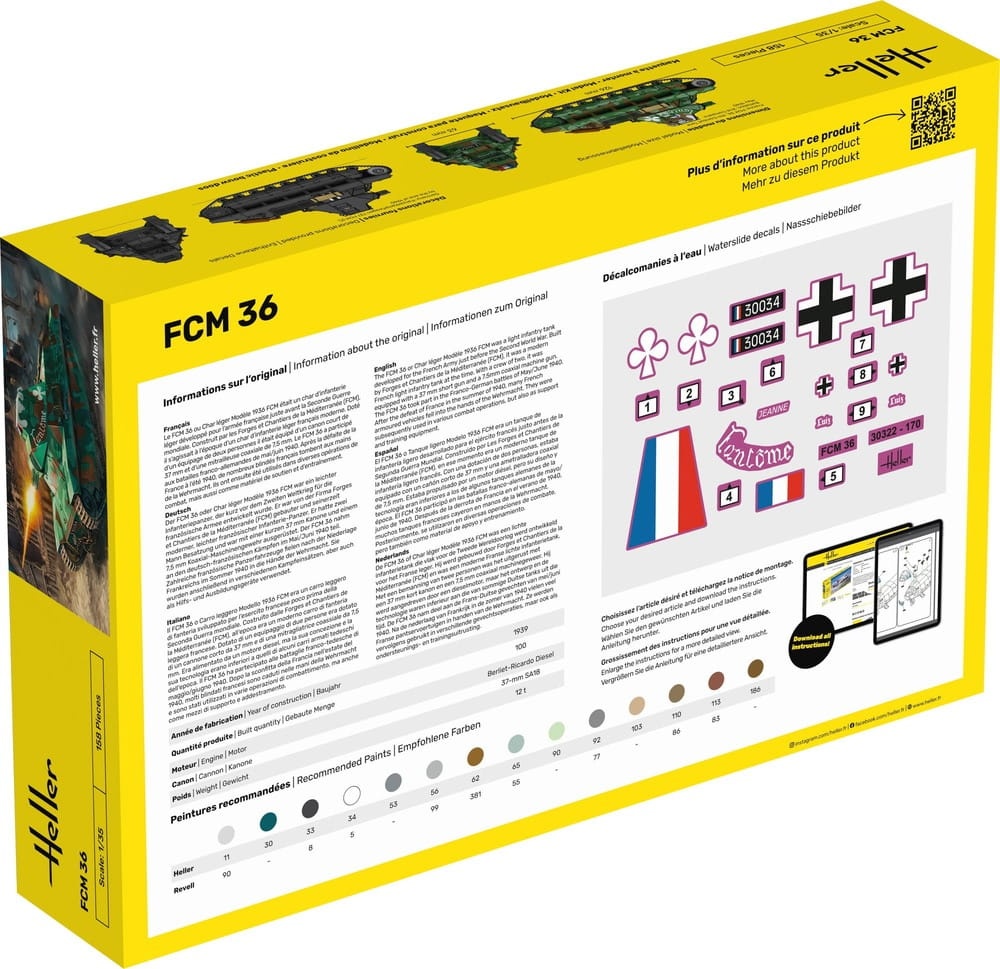 Zdjęcie dodatkowe produktu FCM 36 1:35 Heller 30322