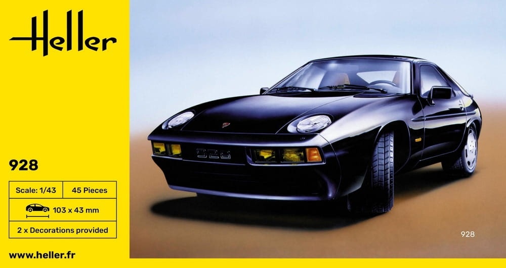 Zdjęcie dodatkowe produktu Porsche 928 1:43 Heller 80149