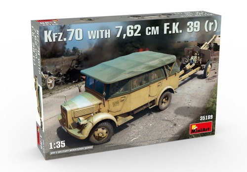 Kfz. 70 with 7.62cm F.K. 39 (r) 1:35 MiniArt 35189
