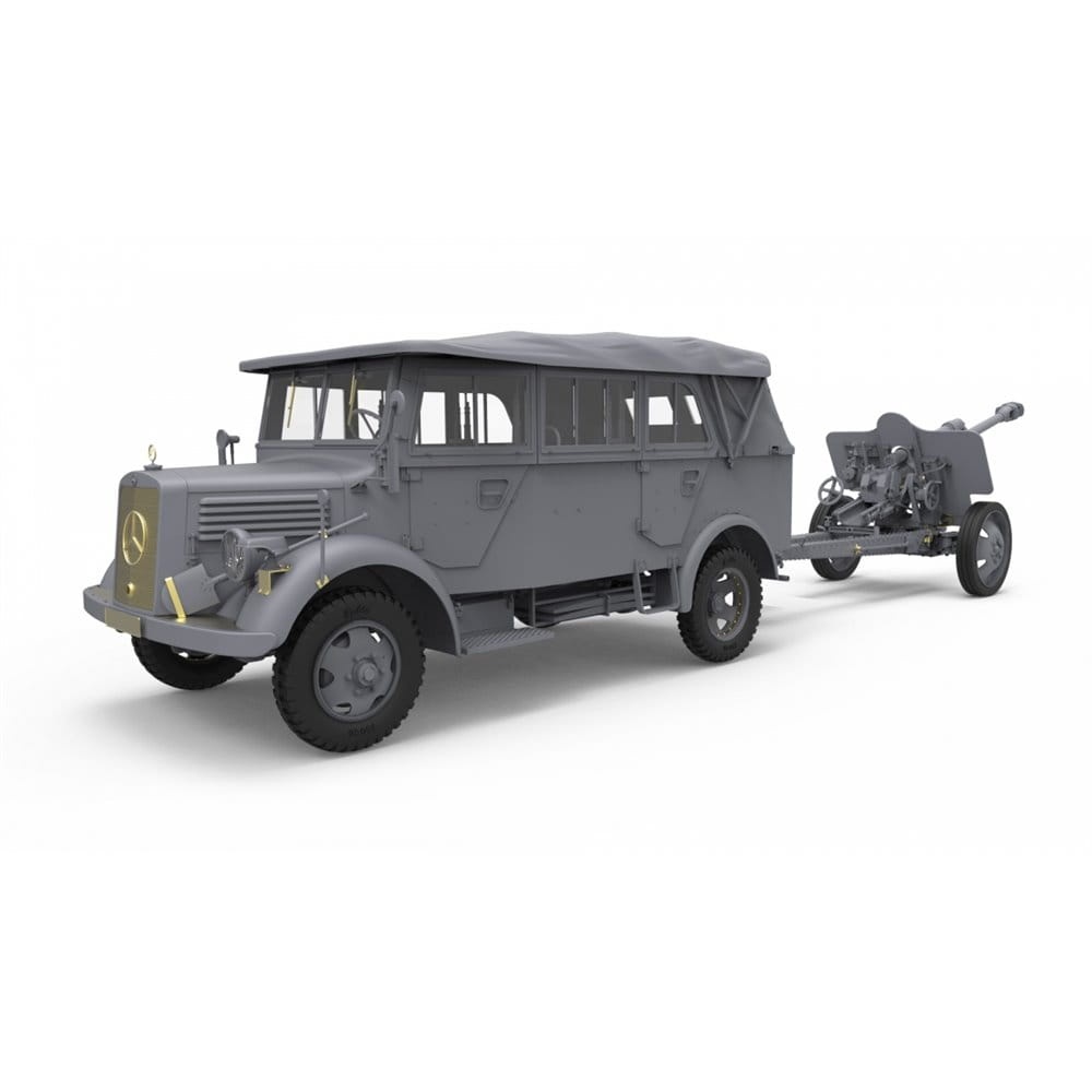 Zdjęcie dodatkowe produktu Kfz. 70 with 7.62cm F.K. 39 (r) 1:35 MiniArt 35189