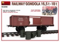 Zdjęcie dodatkowe produktu Railway Gondola 16,5-18t 1:35 MiniArt 35296