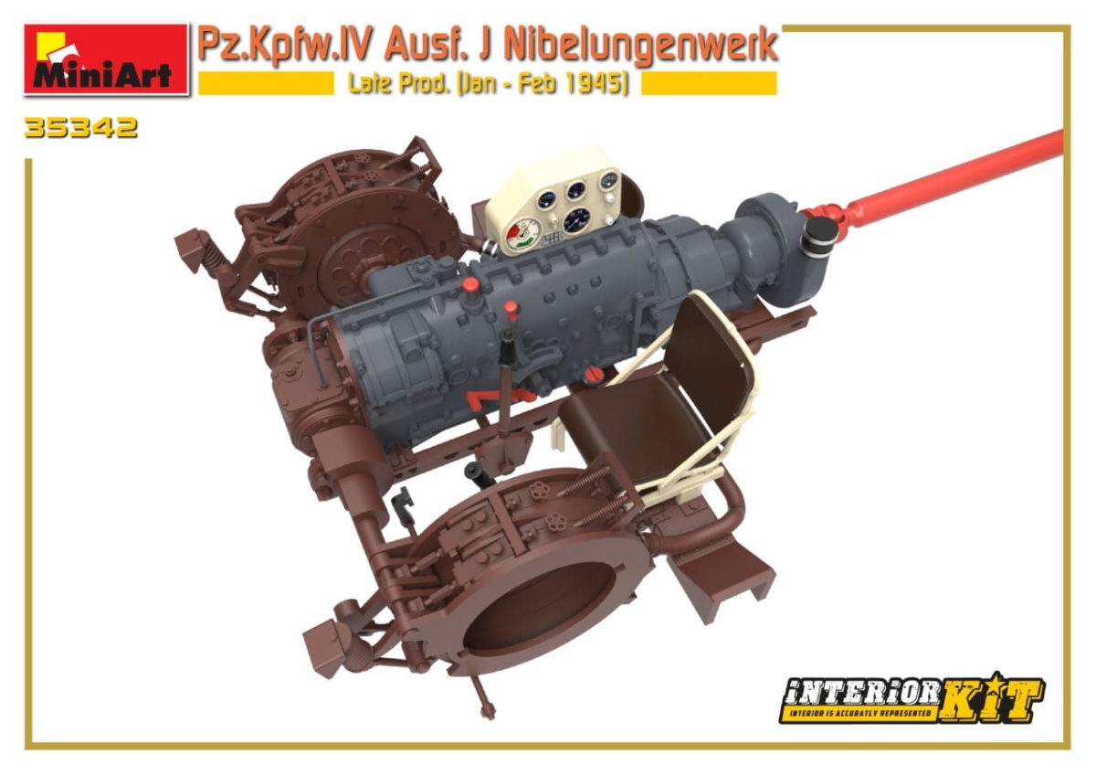 Zdjęcie dodatkowe produktu Pz.Kpfw.IV Ausf. J Nibelungenwerk 1:35 MiniArt 35342